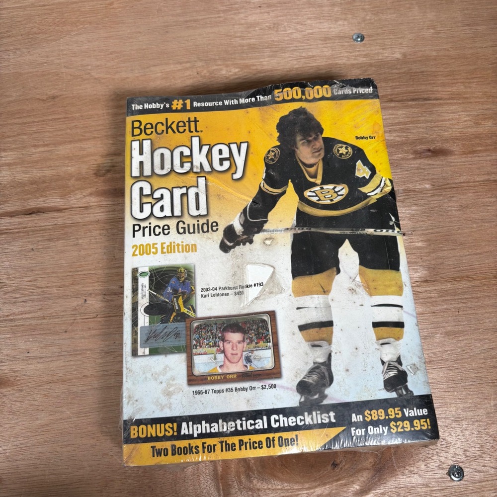Beckett Hockey Card Price Guide 2005 Edition Bobby Orr Cover New Sealed 14th Ed